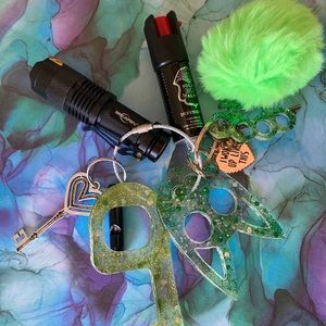 Defense keychains